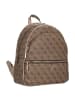 Guess Manhattan II Large - Rucksack 33 cm (coal logo) in latte logo