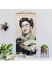 WALLART Stoffbild mit Posterleisten - Frida Kahlo - Collage No.4 in Creme-Beige