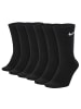 Nike Socken 6er Pack in Schwarz