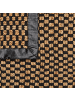 Beliani Kurzflor GERCE in Schwarz/Beige - (W) 80 x (L) 150 cm