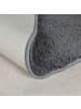 KADIMA DESIGN Hochflor Teppich waschbar Flauschig Unifarben, Wohnzimmer in Anthrazit