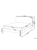 Beliani Doppelbett FLAYAT in Weiß/Schwarz - (W) 153 x (H) 109 x (L) 215 cm