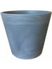 Siena Garden Pflanzgefäß Malaga 43 Ø 43x36 cm in Grau in Grau