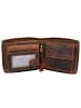 Greenburry Vintage Geldbörse Leder 13 cm in antikbraun