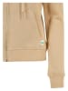 Urban Classics Zip-Kapuzenpullover in unionbeige