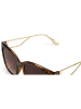 styleBREAKER Sonnenbrille in Demi Braun-Gold / Braun Verlauf