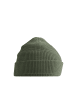 Yuhu Unisex Beanie Baumwolle Waffelstrick Wintermütze in Olivgrün