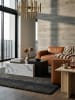 KADIMA DESIGN Couchtisch 120x60x40 cm Schwarz Sofatisch in Marmor-Optik