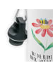 Mr. & Mrs. Panda Kindertrinkflasche Hummel Blume mit Spruch in Weiß