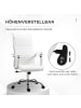 Vinsetto Bürostuhl-54B x 62T x 104-114H cm-Weiß