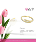 BALIA 333 Gelbgold - 8 Karat Damen Ringe 3er Zirkonia Fingerring 56 (17,8)