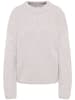 IZIA Damen Strickpullover in Hellgrau