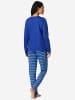 Schiesser Pyjama Casual Essentials in royal