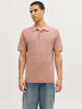 Jack & Jones Gestricktes Polo in Amber Brown