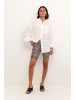 Kaffe Shorts KAsally Skinny fit in Feather Gray Leo Print