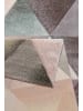 Wecon Home Teppich "LIGHTHOUSE" in Rosa/Blau/Taupe/Gelb