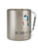 Mr. & Mrs. Panda Thermobecher Einhorn Spaziergang mit Spruch in Silber