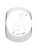 Mr. & Mrs. Panda Leckerli Glas Bedlington Terrier Moment ohne Sp... in Weiß