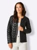creation L Lederblazer in schwarz