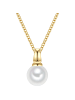 Rafaela Donata Kette aus Sterling Silber mit Muschelkernperle in gelbgold