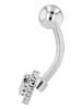 Adeliás Damen Piercing aus Edelstahl in silber
