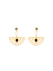 Luxenter Ohrringe Tawa mit 18 Karat Gold-Finish – TAWA