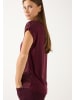 More & More Satin-T-Shirt in aubergine - 0002