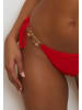 Moda Minx Bikini Hose Valentina Coin Tie Side in rot