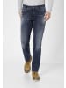 Paddock's 5-Pocket Jeans PIPE in authentic blue black wash