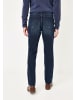 Paddock's 5-Pocket Jeans PIPE in dark blue overdyed black used