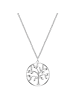 Glanzstücke München Halskette Lebensbaum Sterling Silber Lab Grown Diamond in silber