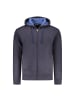 Coveri Moving Blau Baumwolle Herren mit Kapuze Sweatshirt