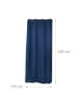 relaxdays 6 x Vorhang in Blau - (B)135 x (H)245 cm
