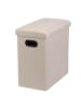relaxdays Sitzhocker in Beige - (B)46 x (H)49,5 x (T)25,5 cm