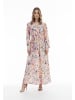 faina Maxikleid Mit Blumenprint in Rosa