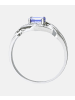 Diamant L'éternel Ring aus 375 Weißgold mit Diamant mit Tansanit