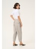 Kaffe Hose KAesther Loose fit in Feather Gray Melange Pinstripe