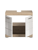 ebuy24 Waschbeckenunterschrank Lambada Weiß 60 x 34 cm