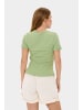 SAINT TROPEZ T-shirt AsterSZ Gerade Passform in Smoke Green