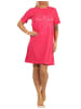 NORMANN kurzarm Nachthemd Zierspruch - 66369 in pink