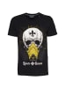Roberto Geissini Skull Masked T-Shirt Schwarz Unisex