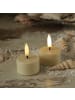 Uyuni 2x LED Teelicht Thea Uyuni mit Timer Batterie bis 400 Std. D: 4cm in creme