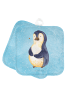 Mr. & Mrs. Panda Topfuntersetzer Pinguin Diät ohne Spruch in Eisblau