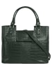 Cluty Handtasche echt Leder in dunkelgrün