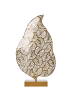 Beliani Dekofigur LITHIUM in Gold - (W) 27 x (H) 47 x (L) 8 cm