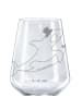 Mr. & Mrs. Panda Glas mit Gravur Orca Zylinder ohne Spruch in Transparent