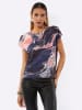 creation L Druck-Shirt in marine-koralle-bedruckt