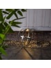 STAR Trading Outdoor Solar-Leuchte ,Astri', hängend oder liegend, Metall, silber, Ø