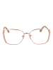 Guess Frauen Optische Fassungen Quadratisch Rose Gold