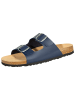 SALIHA Sandalen Bioline-Pantolette in blau in blau